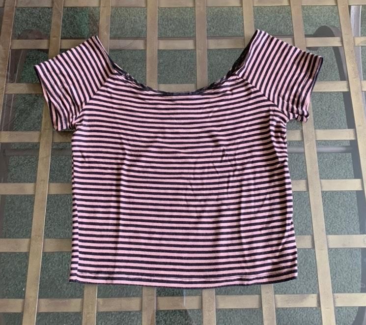 forever 21 purple crop top