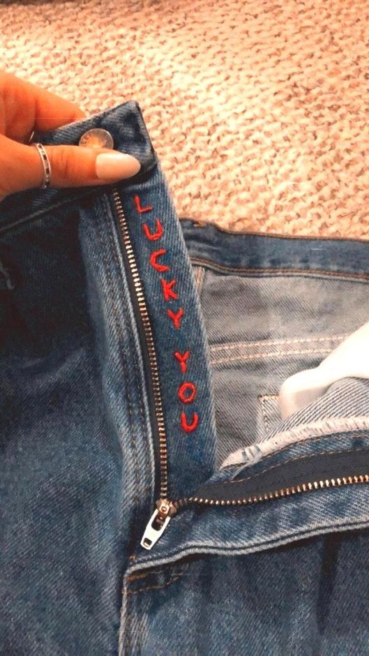 lucky you embroidered jeans