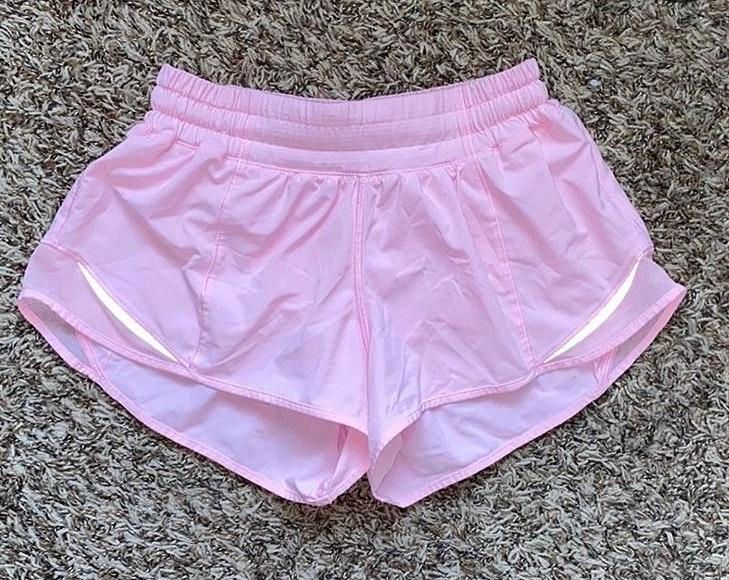 miami pink lululemon shorts