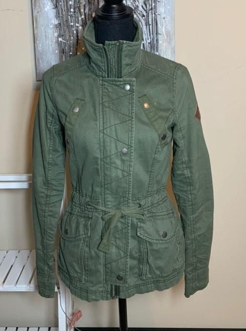 hollister military jacket