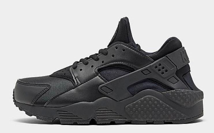black huaraches size 7 womens