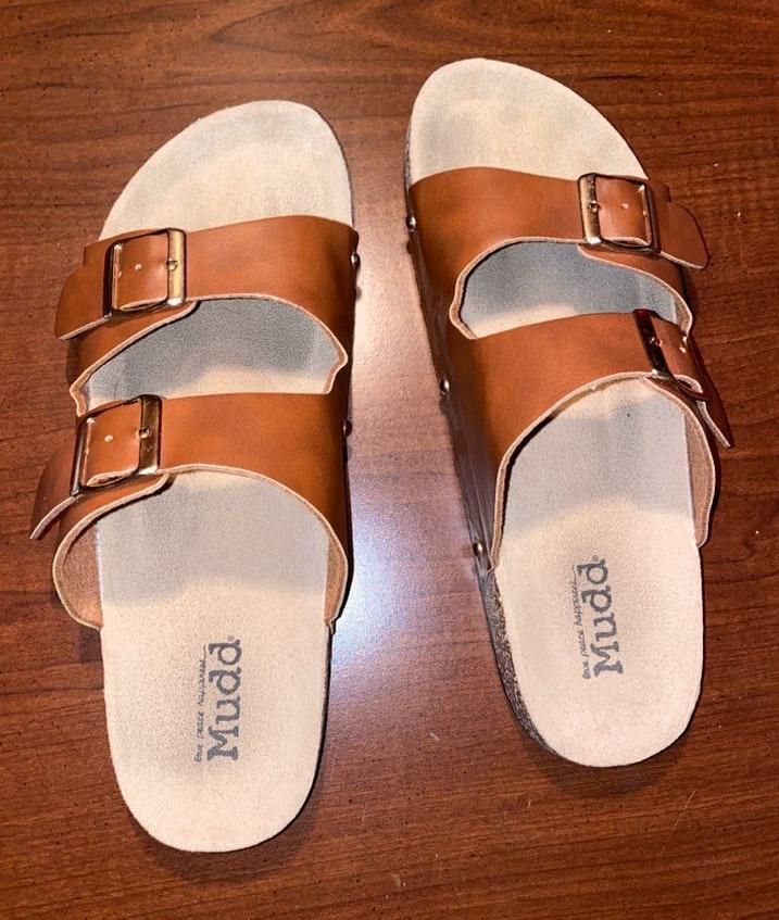 mudd slip on sandals