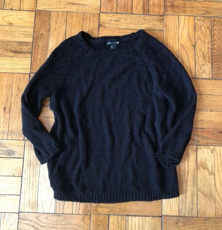 h&m sherpa pullover
