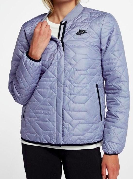 nike quilted jacket