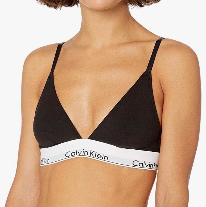 calvin klein triangle bralette