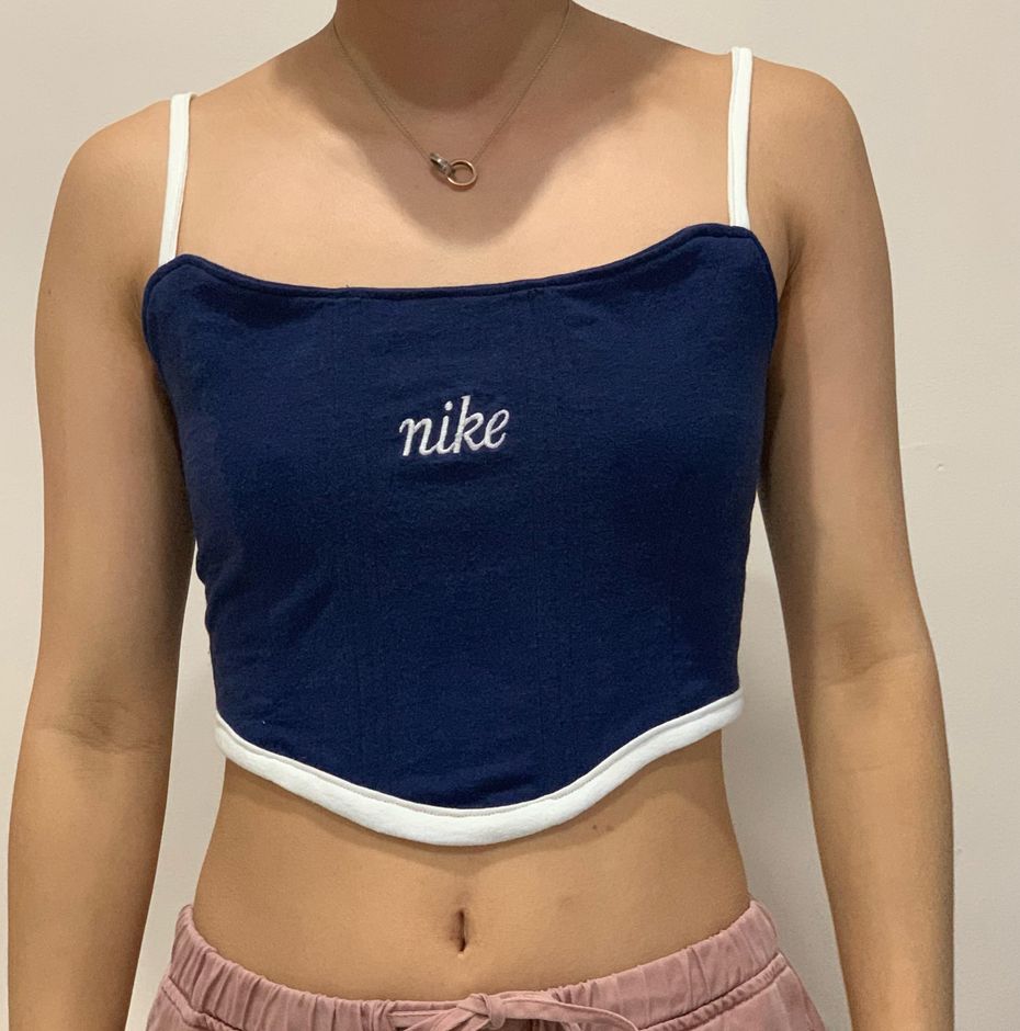 nike corset tank top