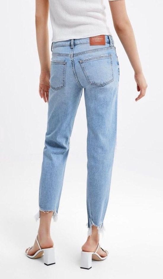 zara slim boyfriend jeans beach blue