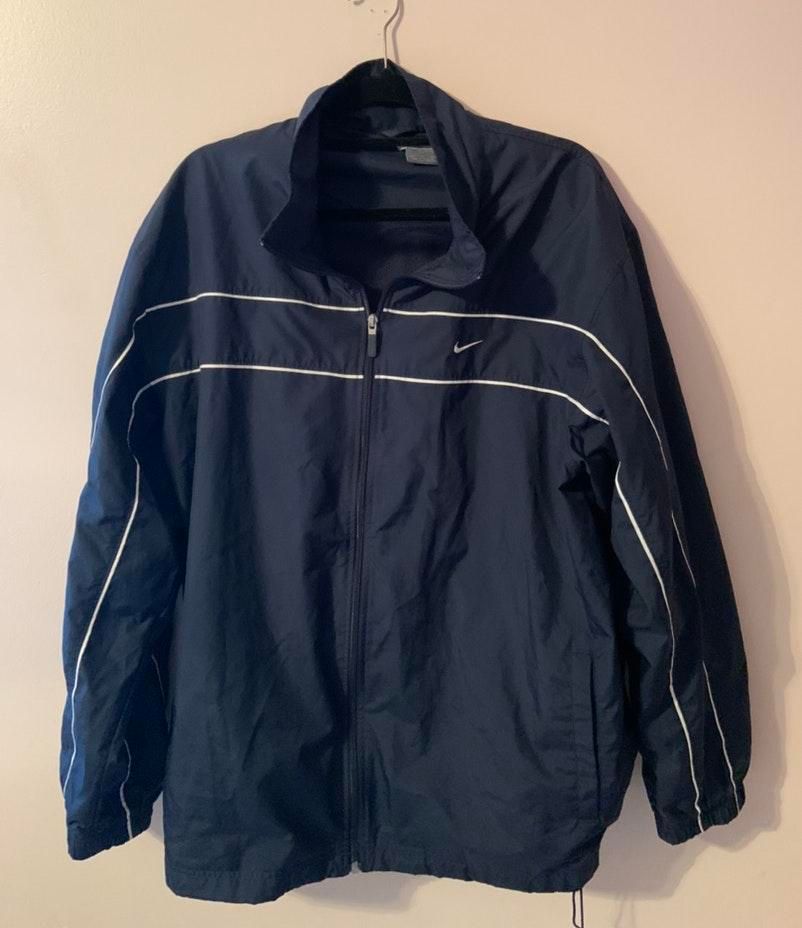 nike navy blue jacket