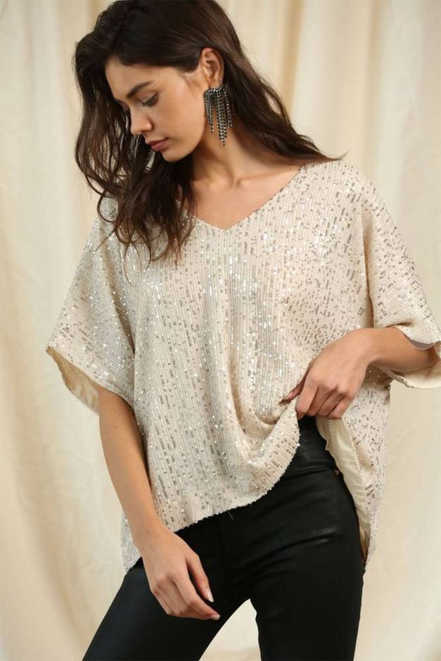 together sequin top