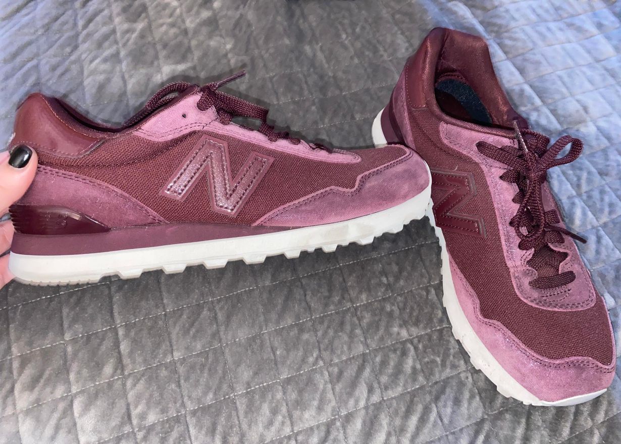 new balance maroon shoes