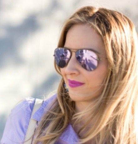 ray ban lilac aviator