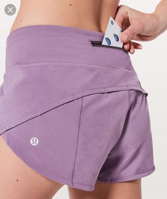 lavender lululemon shorts