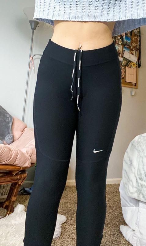 black dri fit leggings