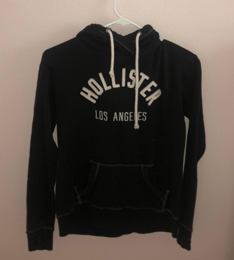 hollister black hoodies