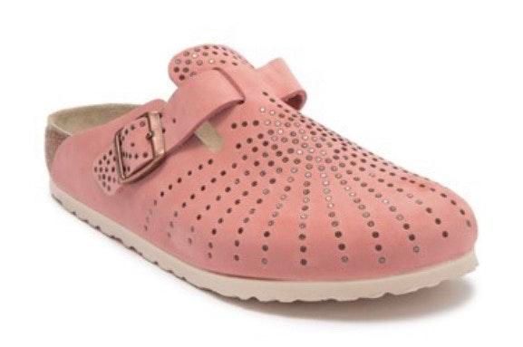 birkenstock boston pink