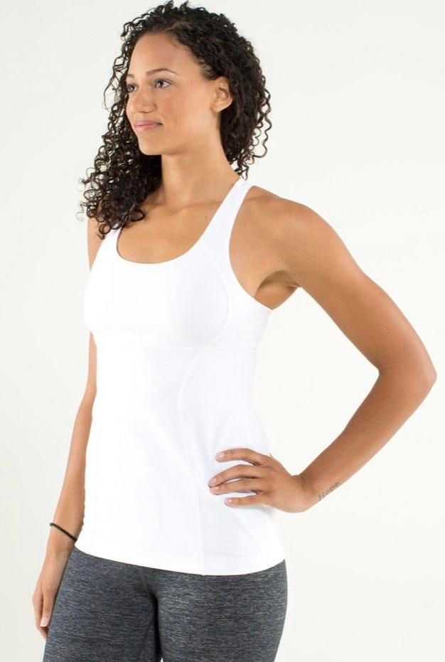 white lululemon tank