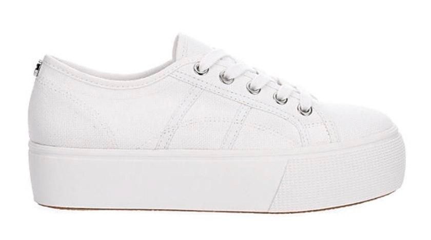 steve madden white platform shoes