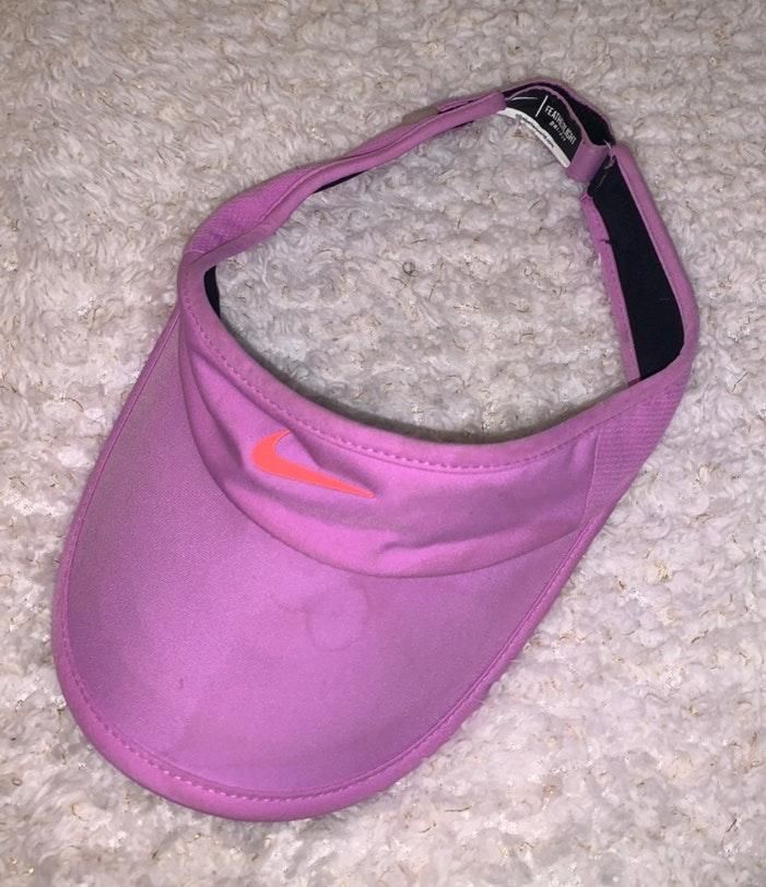 purple nike visor