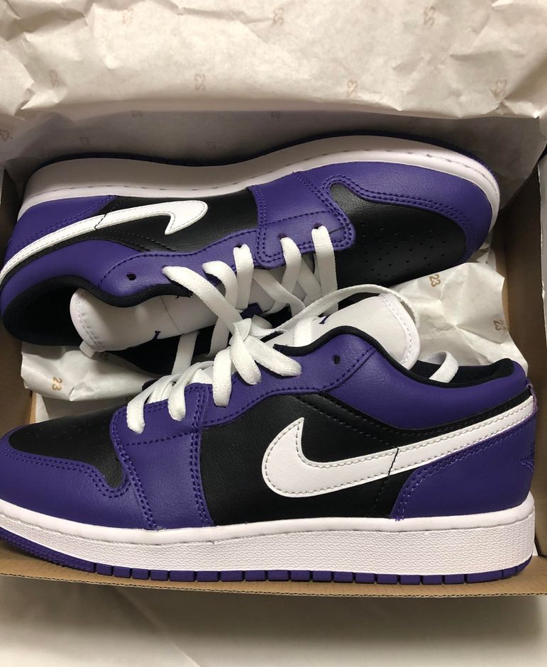 Nike Air Jordan 1 Low Court Purple Curtsy