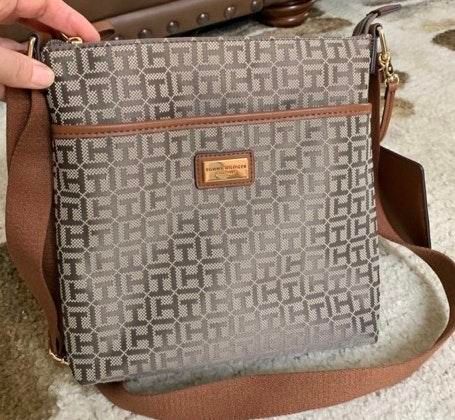 tommy hilfiger crossbody bag brown