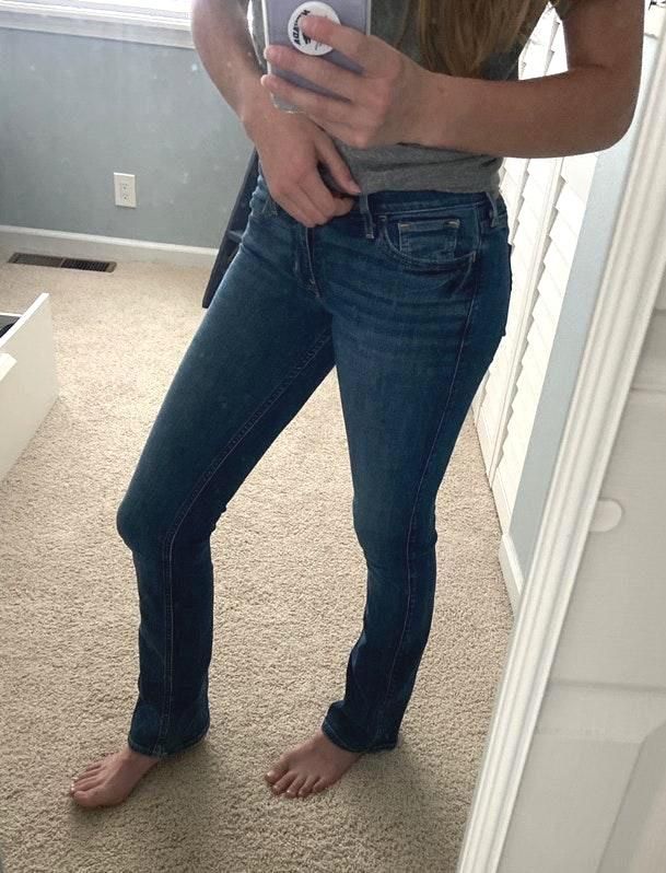 hollister boot cut jeans