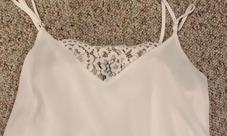 white lace tank top forever 21