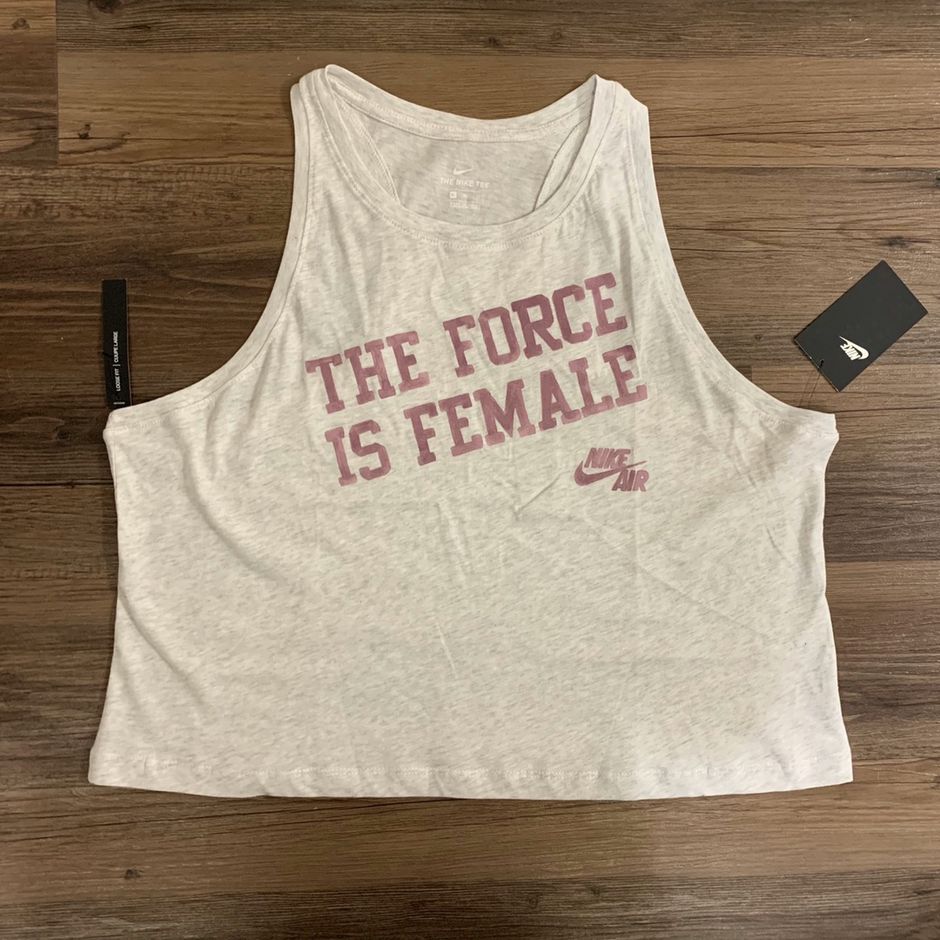 the force is female nike tank