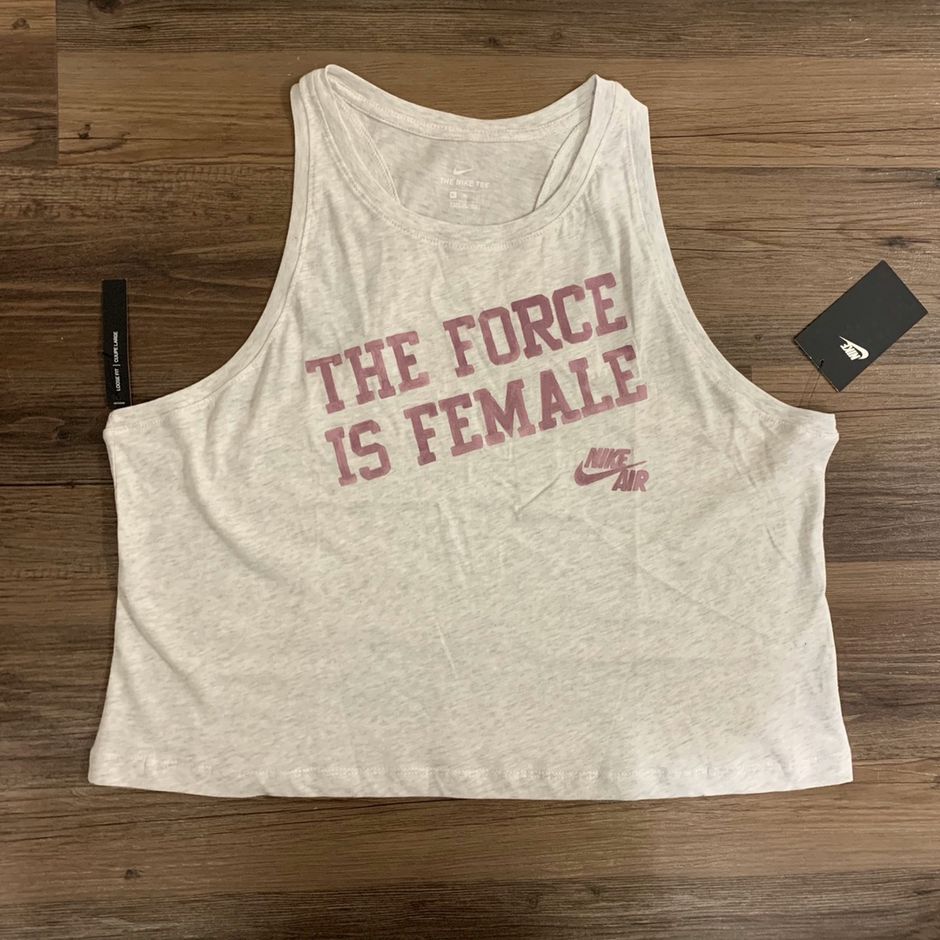 nike the force is female tank