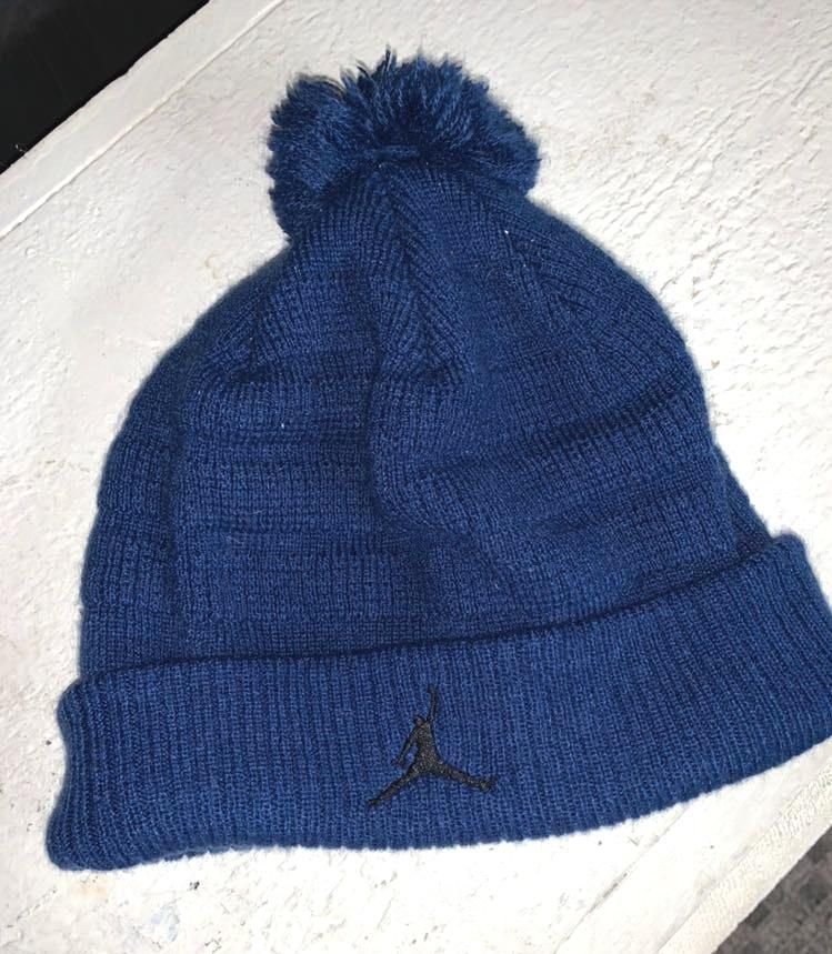 blue jordan beanie