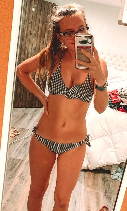 target gingham swimsuit