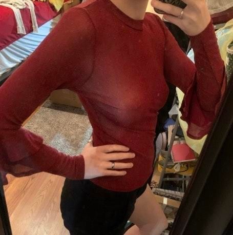 fashion nova sheer top