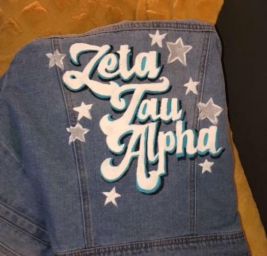 sorority jean jacket