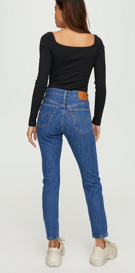 levi's 501 high rise skinny jean