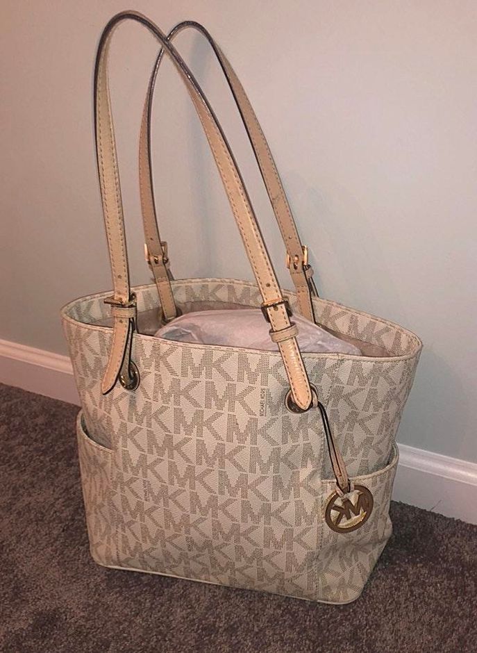 michael kors 3 compartment handbag