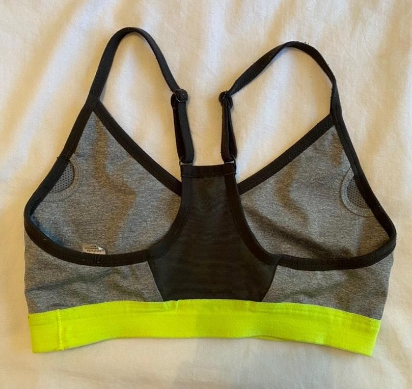 nike sports bra neon green