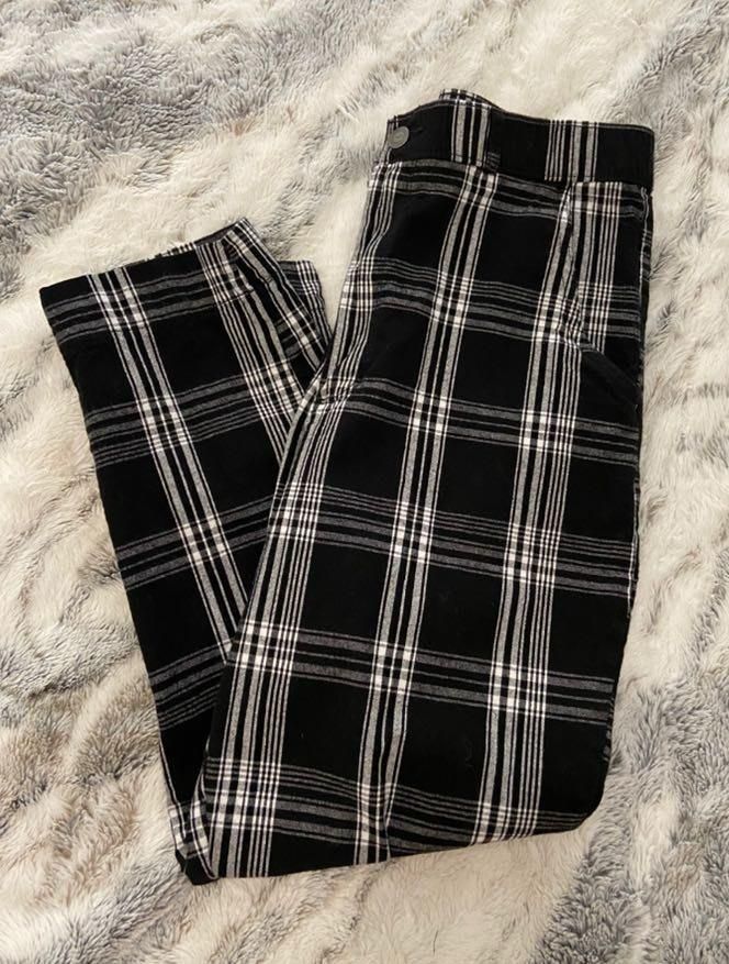 plaid pants hollister