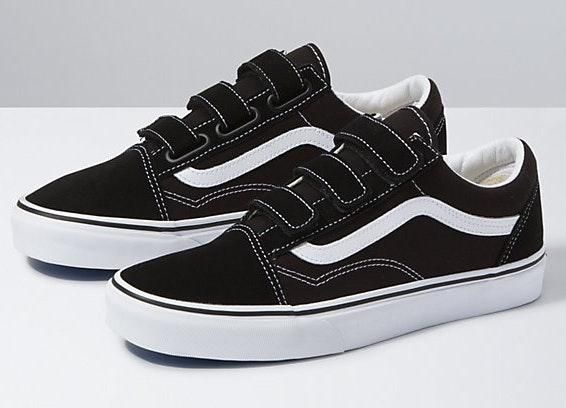 old skool vans with velcro