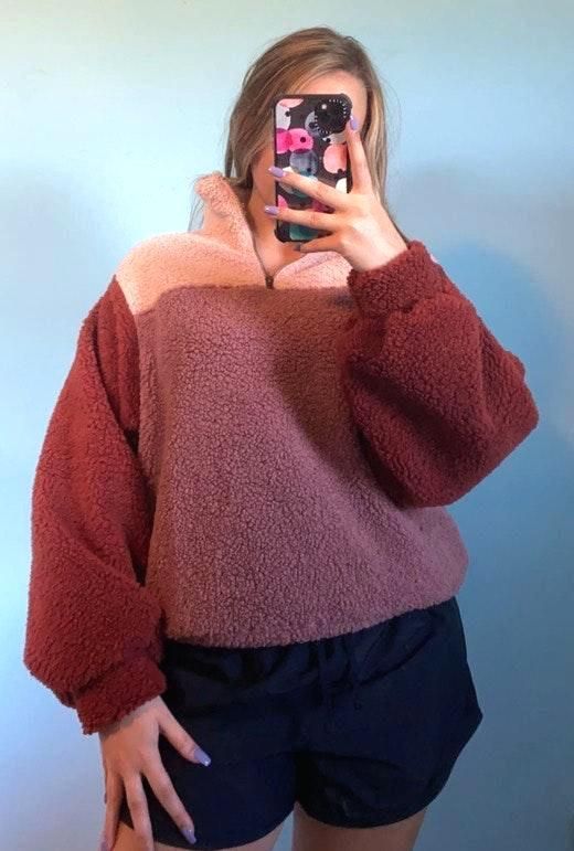 universal thread sherpa sweatshirt