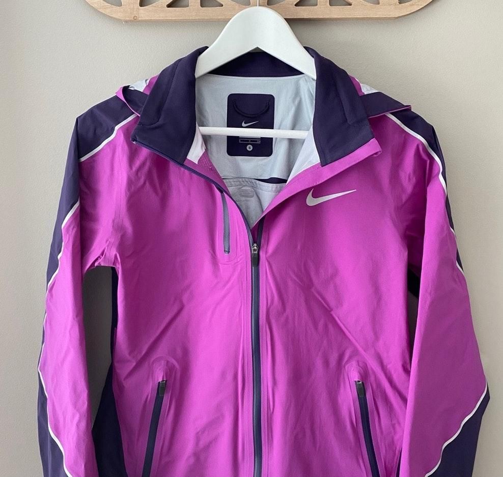 pink and purple nike jacket