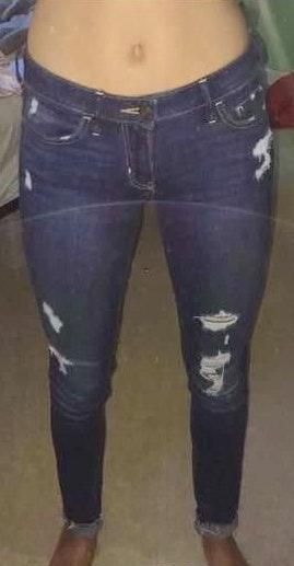 hollister low rise skinny jeans