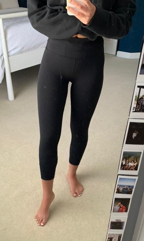 lululemon black leggings size 2