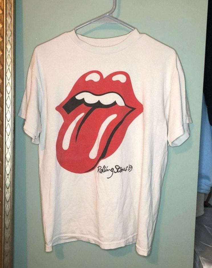 brandy melville rolling stones shirt