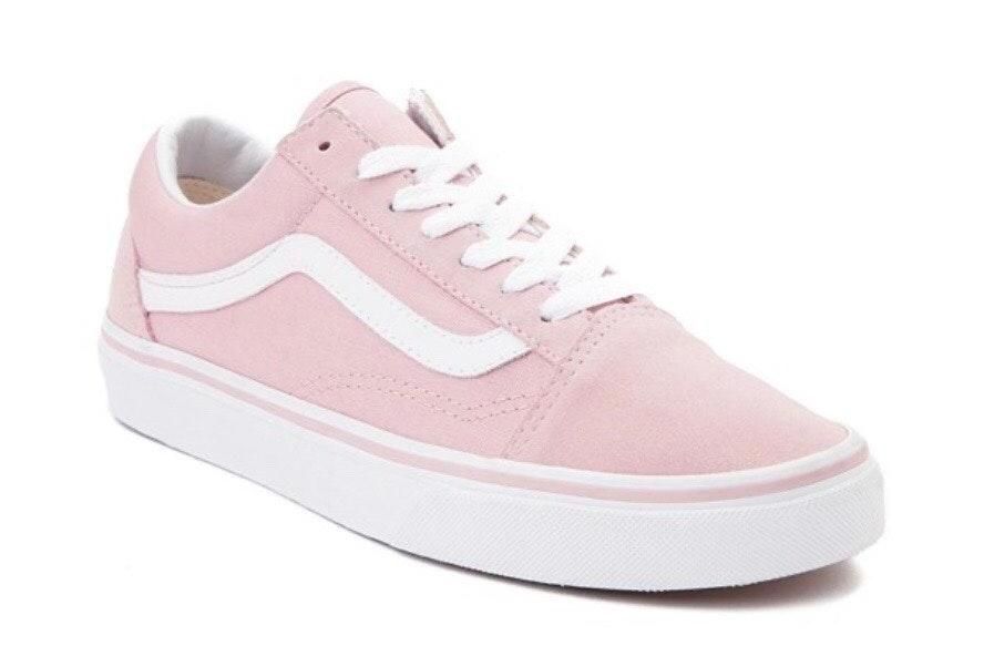 light pink vans old skool