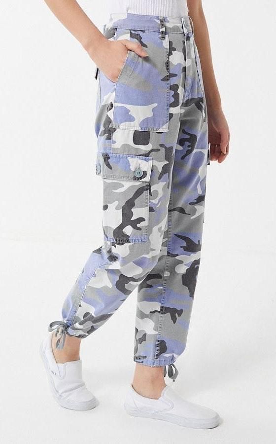 urban outfitters blue cargo pants