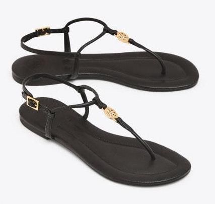 tory burch emmy sandals gold