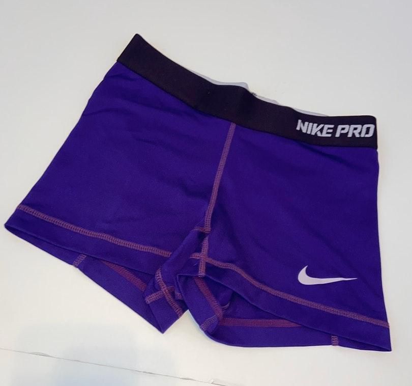 purple nike spandex shorts