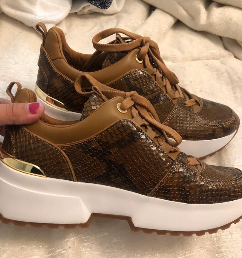 michael kors snakeskin sneakers