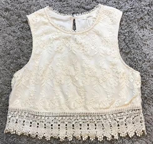 crochet tank top forever 21
