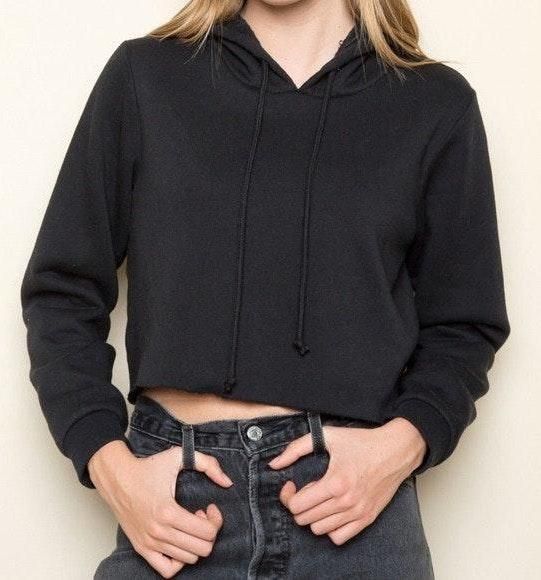 brandy melville black sweatshirt