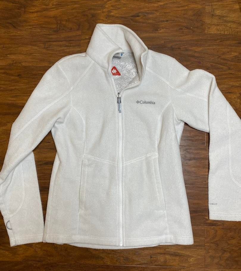 Columbia White Omni Shield Jacket Size S Curtsy Columbia White Omni Shield Jacket Size S Curtsy